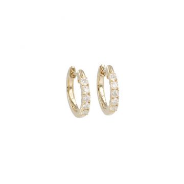 Lux | Earrings Yellow Gold | Diamond