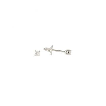 W | Diamond Ear studs White Gold | 0.10ct