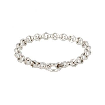 Be | Bracelet 14 Carat White Gold | Jasseron & Eye