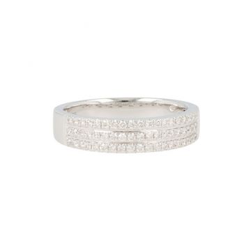 Be | Ring White Gold | Diamond Banen