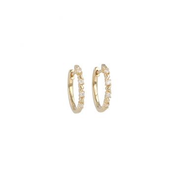 KEK | Earring 14 Carat Yellow Gold | Diamond Heart