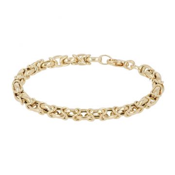 Be | Bracelet Yellow Gold | Byzantine Chain
