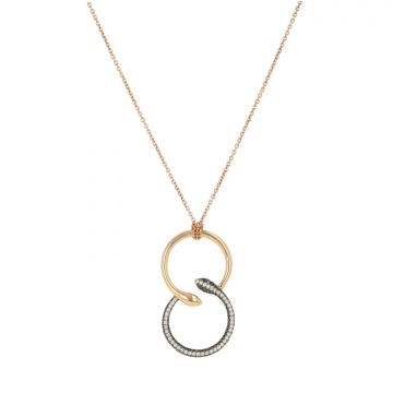 Pendant 18crt.Pinkgold 