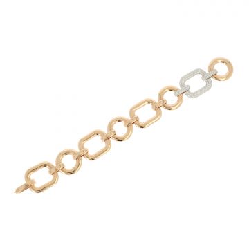 18crt.Pinkgold Pavé Diamonds | Bracelet