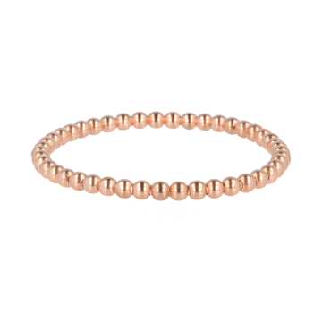 Flex Armband 4mm Bol 18kt Roségoud