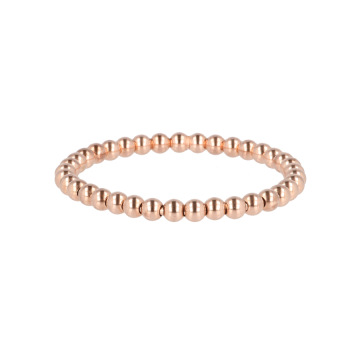 Flex Armband 5mm Bol 18kt Roségoud