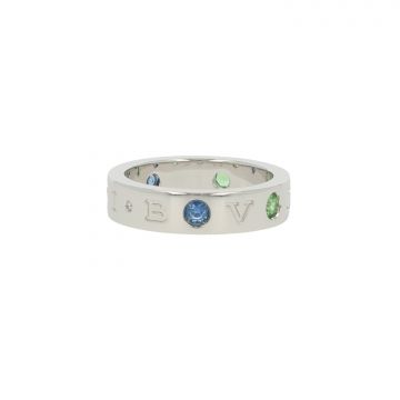 Bvlgari ring Saphire Tsavorite