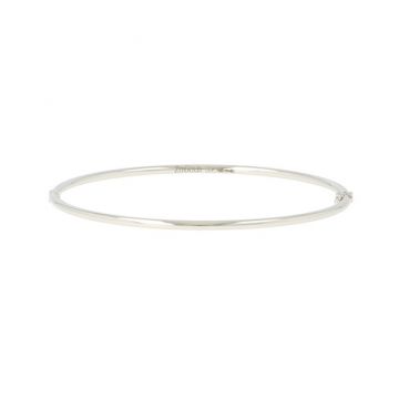 Dot | White Gold Bangle | 2mm 5100064