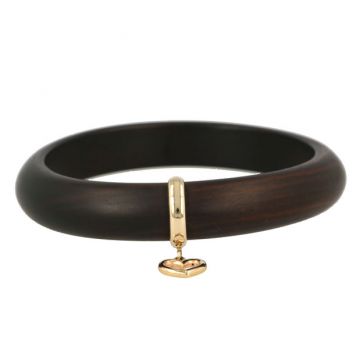 Be | Bangle Ebony 18 Carat Yellow gold | 13 mm