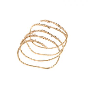 18crt.Pinkgold Champagne and White diamonds | Bracelet