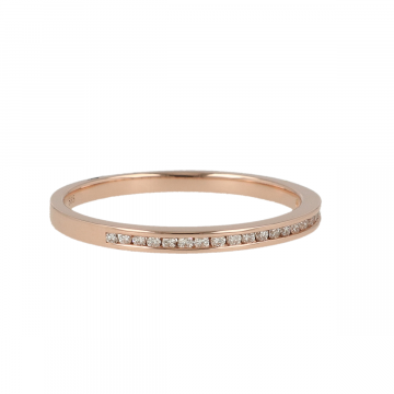 Yeva | Ring Pink Gold | 21 Diamonds