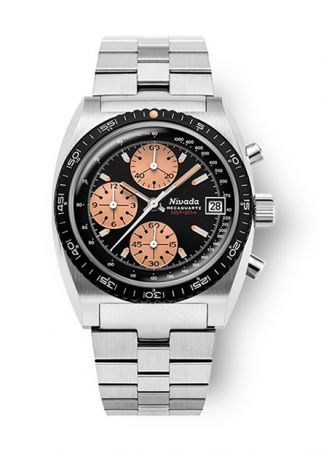 Nivada Grenchen Chronosport Salmon Limited Edition | 38mm
77002Q45