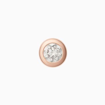 BRON | Confetti Ear Stud Pink gold | Diamond