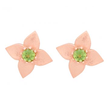 BRON | Poppy Earstuds | Peridot