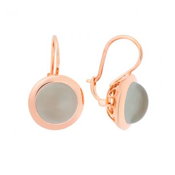 BRON | Sushi Earrings | Lemon Quartz Ø10mm