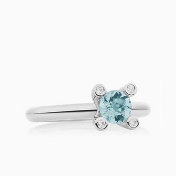BRON | Phlox Ring | Diamonds - Topaz
