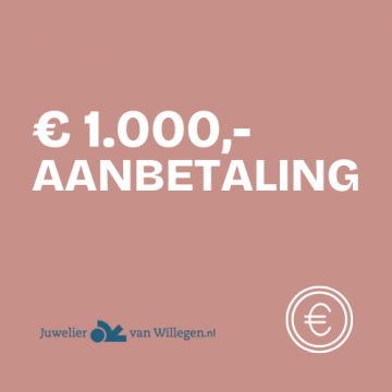 Aanbetaling € 1.000,-