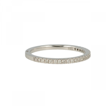Yeva | Alliance Ring white Gold | 25 Diamonds