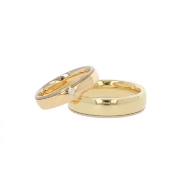 Christian Bauer | Ring Set Yellow Gold | Diamond 0,020ct