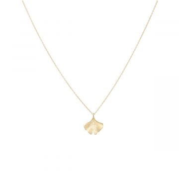 KEK | Necklace Yellow Gold | Leaf