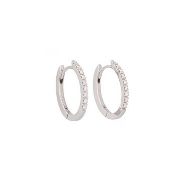 Varivello Earrings Fine Large Diamond | White gold