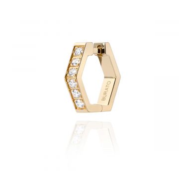 Burato Gioielli | Amuleto Yellow Gold Diamond Earring