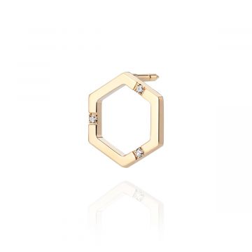 Burato Gioielli | Amuleto Yellow Gold Pin BU01YG