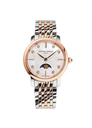 Frederique Constant Slimline RosePVD/Steel | 30mm
FC-206MPWD1S2B