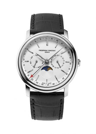 Frederique constant classic Business timer Silver | 40mm
FC-270SW4P26