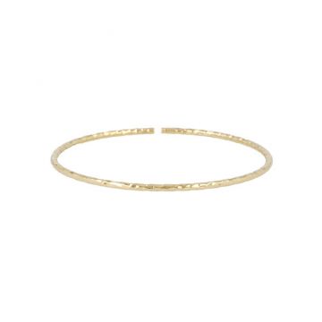 Dot | Yellow Gold | Bangle Facets 2 mm