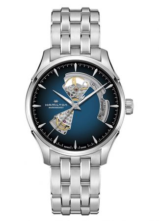 Hamilton Jazzmaster open heart  blue steel | 40mm
H32675140