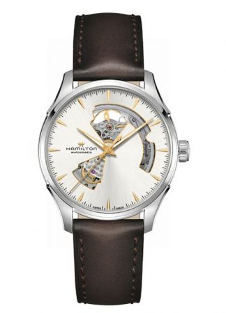 Hamilton Jazzmaster Open Heart White /Leather | 40mm