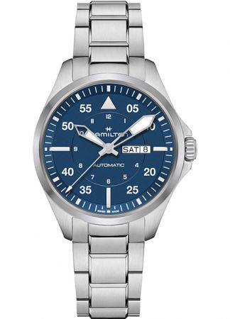 Hamilton Khaki Aviation Automatic Blue Day-Date | 42mm H64635140