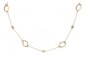 DOT | Necklace Yellow gold | 90CM
