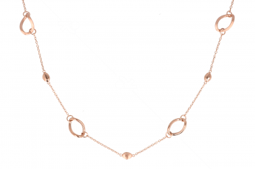 Dot | Necklace Pinkgold | 90cm 