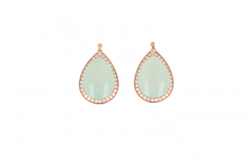 Varivello Pendants | Pink Gold | Chalcedony - Diamonds