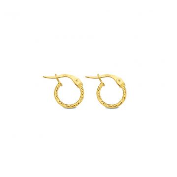 Minitials Iniemini Hoops | 18ct Gold