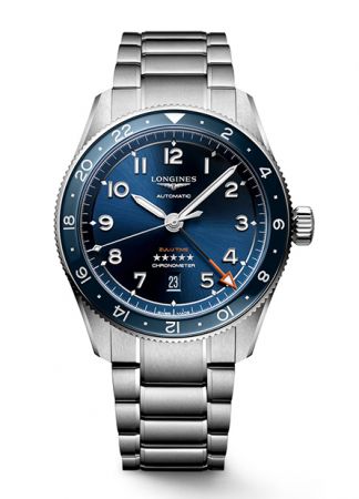 Longines Spirit Zulu time blue | 42mm
L3.812.4.93.6