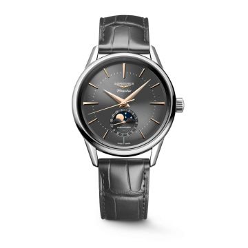Longines Flagship Heritage Grey/Rosé  | 38.5mm
