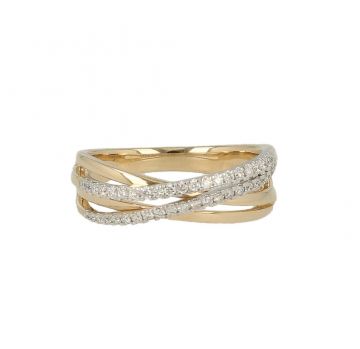 Lux | Ring Yellow gold diamond | 0.25ct