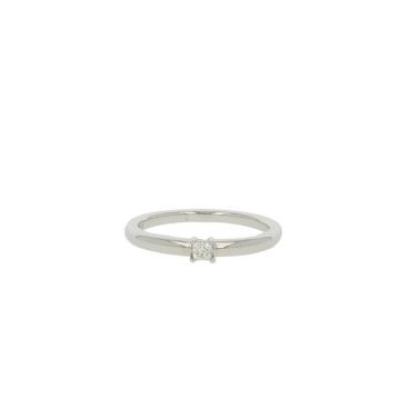 Lux | Ring 14 Carat White Gold | Princess Cut Diamond