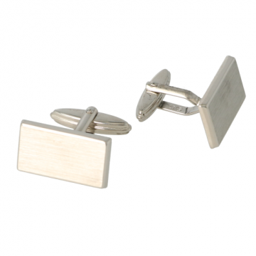 Cufflinks | Silver | rectangle 11x19 mm