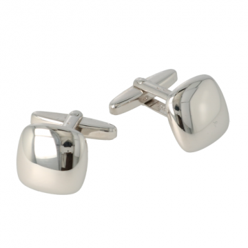 Cufflinks | White gold | Square 14.6 mm