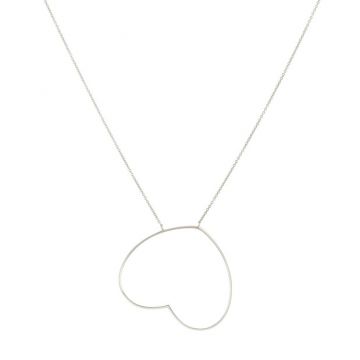 Dot | White Gold Necklace | Heart 249647060012