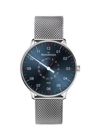 Meistersinger Neo plus Pointer date NED917 Steel | 36MM 