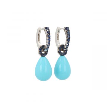 Varivello Set | White Gold & Sapphire | Turquoise 