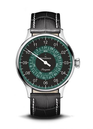 MeisterSinger Pangaea Day-Date Green PDD902P 