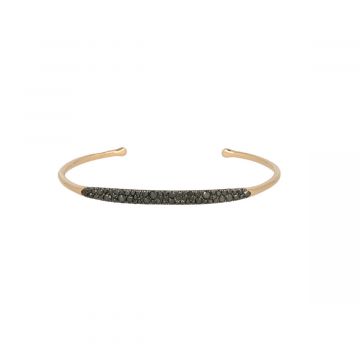 18carat Pink-Gold Bracelet with Black Dimonds 