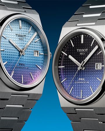 Tissot PRX Blue Banner