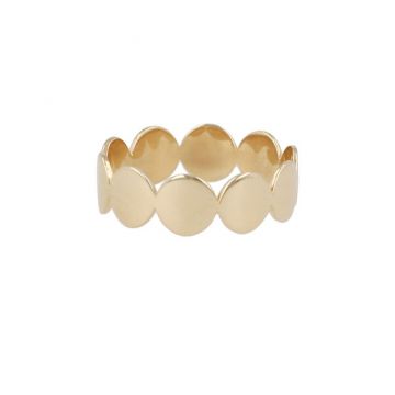 Dot | Ring 14 Carat Yellow gold | Rounds